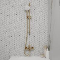 Шланг душевой 150см IDDIS 04P15MGi19 "Optima Home" ПВХ, ЗОЛОТО матовое