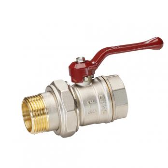 Кран шаровой 1'' вн/нар рукоятка TEMPER