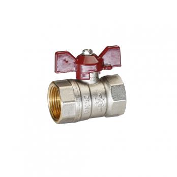 Кран шаровой 3/4'' вн/вн бабочка TEMPER