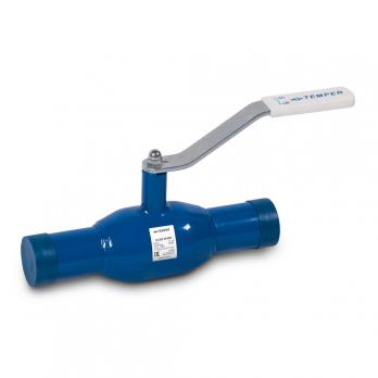 Кран шаровой ДУ 40/30 PN40 под приварку (вода) (L=250 мм) TEMPER