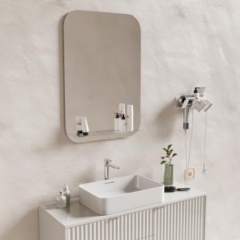 Зеркало MIXLINE "Адель" 550*800 (ШВ) с полкой