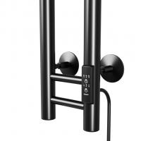 Полотенцесушитель MIXLINE MOON BLACK 120/10 (таймер,284 Вт) электрический ЧЕРНЫЙ