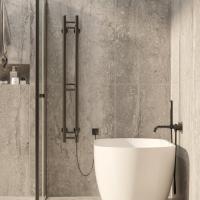 Полотенцесушитель MIXLINE MOON BLACK 120/10 (таймер,284 Вт) электрический ЧЕРНЫЙ