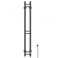 Полотенцесушитель MIXLINE MOON GRAPHITE 120/10 (таймер,284 Вт) электрический ГРАФИТ