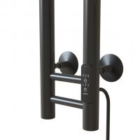 Полотенцесушитель MIXLINE MOON GRAPHITE 120/10 (таймер,284 Вт) электрический ГРАФИТ