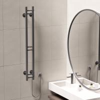 Полотенцесушитель MIXLINE MOON GRAPHITE 120/10 (таймер,284 Вт) электрический ГРАФИТ