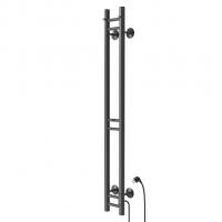 Полотенцесушитель MIXLINE MOON GRAPHITE 120/10 (таймер,284 Вт) электрический ГРАФИТ