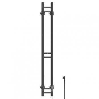 Полотенцесушитель MIXLINE MOON GRAPHITE 120/10 (таймер,284 Вт) электрический ГРАФИТ