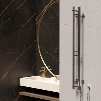 Полотенцесушитель MIXLINE MOON СHROME 120/10 (таймер,284 Вт) электрический