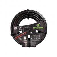 Шланг полив. арм. непрозр. 3-слойный 13мм бухта 25м (вес 3 кг) ПВХ "Bravura 3 crystal" 1/2"