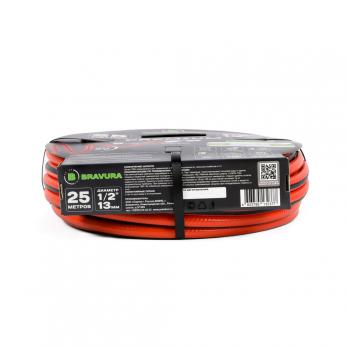 Шланг полив. арм. непрозр. 5-слойный 13мм бухта 25м (вес 4 кг) ПВХ "Bravura 5" 1/2"