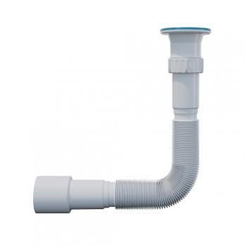 Гофросифон 1 1/2"*40*50 (800мм) GS3080 ИНКОПЛАСТ (винт М6*60)