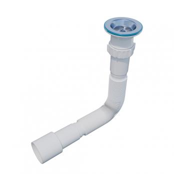 Гофросифон 1 1/2"*40*50 (800мм) GS7080 ИНКОПЛАСТ (винт М6*80)