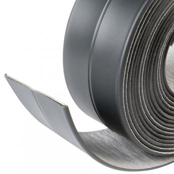 Лента бордюрная самоклеящаяся Аккурат 38мм*3,35м ГРАФИТ