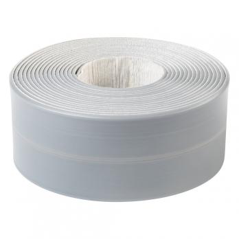 Лента бордюрная самоклеящаяся Аккурат 38мм*3,35м СЕРАЯ