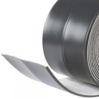 Лента бордюрная самоклеящаяся Аккурат 60мм*3,35м ГРАФИТ