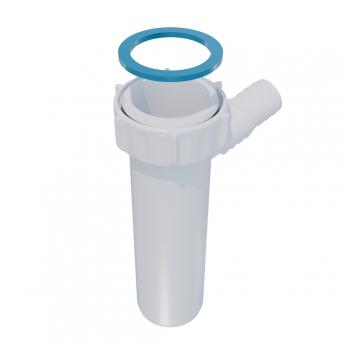 Отвод для стир. машины 1 1/2*40  D1000W ИНКОПЛАСТ