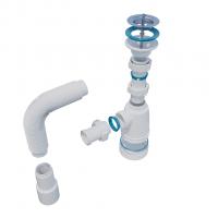 Сифон 1 1/4*32 "МИНИ" с гофрой 32*40*50 (800мм) BG3080 ИНКОПЛАСТ (винт М6*80)