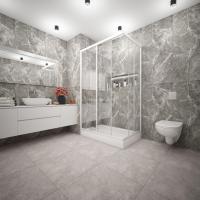 Душ.ограждение City Trend PRO White 1200*800*1850 прямоуг (стекло 4мм прозр, бел.ал.проф,без подд)