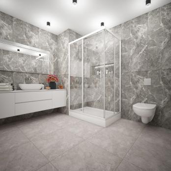 Душ.ограждение City Trend PRO White 1200*800*1850 прямоуг (стекло 4мм прозр, бел.ал.проф,без подд)