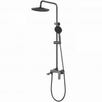 Душевая система 35к HB24816-3 HAIBA лейка "Тропический душ" оружейная сталь