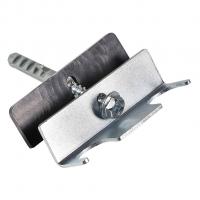 Кронштейн стальной для креп. Г-образных акс. трубок(с межос. расст.50 мм)  для радиатора VALTEC