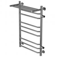 Полотенцесушитель MIXLINE MIRA  80х50х50 г2 (1'' НР, 8 перекладин + ПОЛКА, правое подкл) водяной