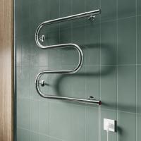 Полотенцесушитель MIXLINE SIMPLE M 50x50 (кнопочный выкл, 153 Вт) ХРОМ