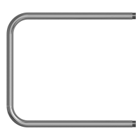 Полотенцесушитель MIXLINE SIMPLE P 50х60 1''