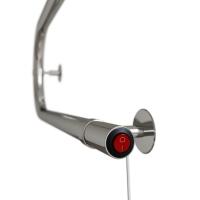 Полотенцесушитель MIXLINE SIMPLE S 40x50 (кнопочный выкл, 130 Вт) ХРОМ