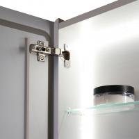 Зеркальный шкаф MIXLINE "Симпл" 500*700 (ШВ) универсальный,механический выкл., светодиодная подсветк