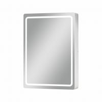 Зеркальный шкаф MIXLINE "Симпл" 500*700 (ШВ) универсальный,механический выкл., светодиодная подсветк
