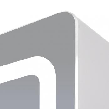 Зеркальный шкаф MIXLINE "Симпл" 500*700 (ШВ) универсальный,механический выкл., светодиодная подсветк