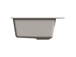 Мойкa ML-GMU02 УЛЬТРА прямоугольная, серый камень, 425*485 мм (глуб. чаши 175)