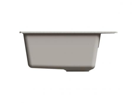 Мойкa ML-GMU02 УЛЬТРА прямоугольная, серый камень, 425*485 мм (глуб. чаши 175)