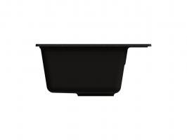 Мойкa ML-GMU03 УЛЬТРА прямоугольная, черный камень, 490*420 мм (глуб. чаши 170)