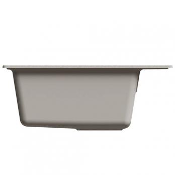 Мойкa ML-GMU04 УЛЬТРА прямоугольная, серый камень, 565*495 мм (глуб. чаши 175)