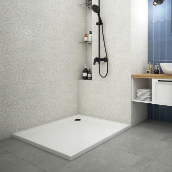 Поддон квадрат  1,0*1,0*0,025 "Universal"акрил d 90 (каркас+экран) выс.14 см