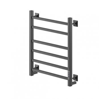 Полотенцесушитель MIXLINE FORTUNE  60х50 (таймер, 323 Вт, 6 перекладин) электрический ЧЕРНЫЙ
