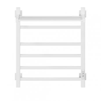 Полотенцесушитель MIXLINE FORTUNE  60х50 (таймер, 445 Вт, 5 перекладин + ПОЛКА) электрический БЕЛЫЙ