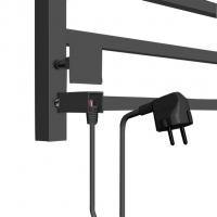 Полотенцесушитель MIXLINE FORTUNE  80х50 (таймер, 425 Вт, 8 перекладин) электрический ЧЕРНЫЙ