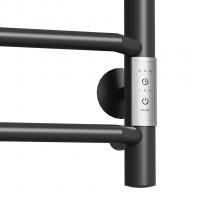 Полотенцесушитель MIXLINE MIRA  60х50 (таймер, 268 Вт, 6 перекладин) электрический ЧЕРНЫЙ