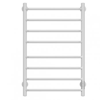 Полотенцесушитель MIXLINE MIRA  80х50 (таймер, 335 Вт, 8 перекладин) электрический БЕЛЫЙ