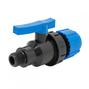 Кран шаровой обжим - нар. 63 - 2" ПЭ PN16 ТПК-АКВА