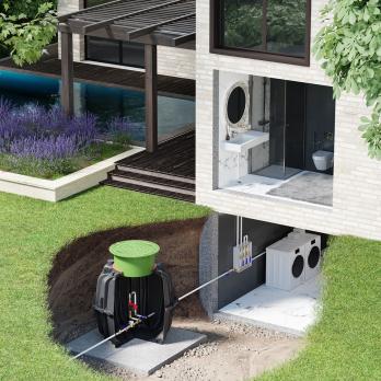 Колодец полимерный универсальный Н1300/1500, 1200х1200, А15 (771200)