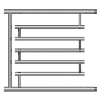 Полотенцесушитель MIXLINE SIMPLE PM3 50х60 1''