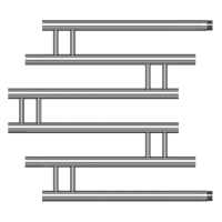 Полотенцесушитель MIXLINE SIMPLE PM4 50х60 1''