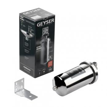 Фильтр магистральный 1'' для хол. и горячей воды 10'' BB ГЕЙЗЕР ПРЕМЬЕР (50754) нерж корпус 304L