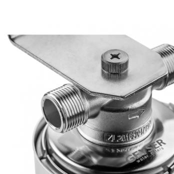 Фильтр магистральный 3/4'' для хол. и горячей воды 10'' SL ГЕЙЗЕР ПРЕМЬЕР (50753)  нерж корпус 304L