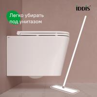 Унитаз подвесной безободковый IDDIS BILRNSEI25 "Bild" сиденье дюропласт, микролифт